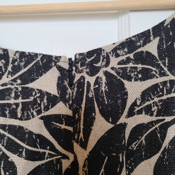 Michael Kors Linen Floral Empire Waist Babydoll Dress - Picture 3 of 7